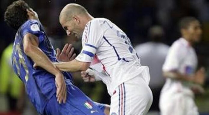 Zidan’ın “orantısız beden dili” adını verdiğim kafa vuruşu..