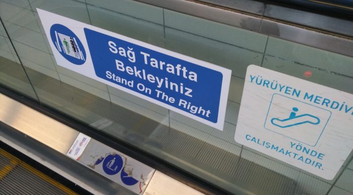 Yürüyen merdivende de yürüyebilme özgürlüğü..