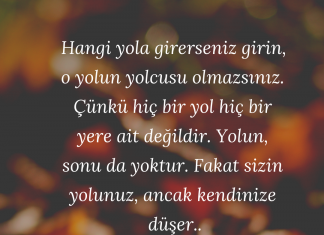 Kendine çıkan yollara, varışlar zamanı..