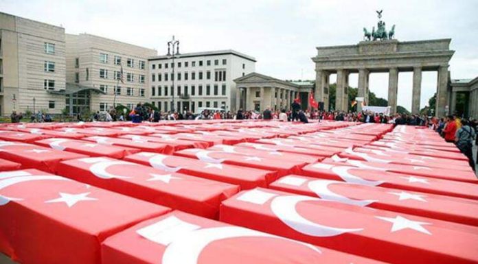Berlin’de 15 Temmuz anma töreni..