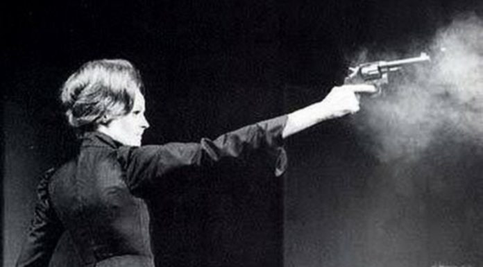 Hedda Gabler, nereye nişan almıştı?