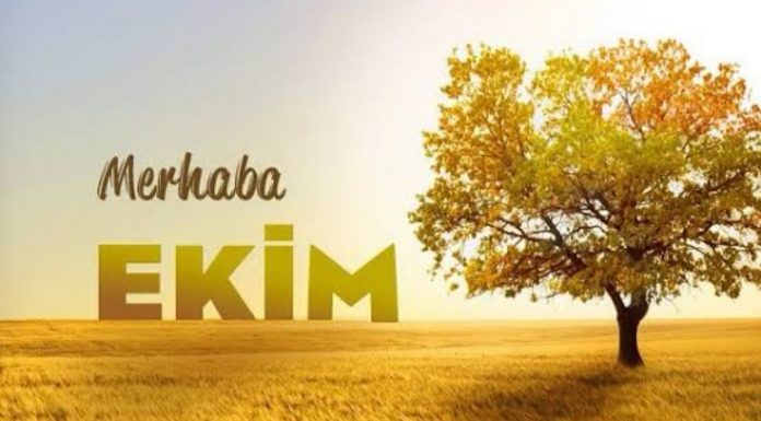 Ekim’de doğa olayları konusunu işliyoruz çocuklar..