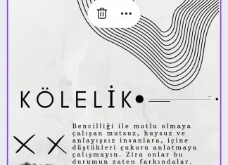 Cesaretiniz varsa kaçın