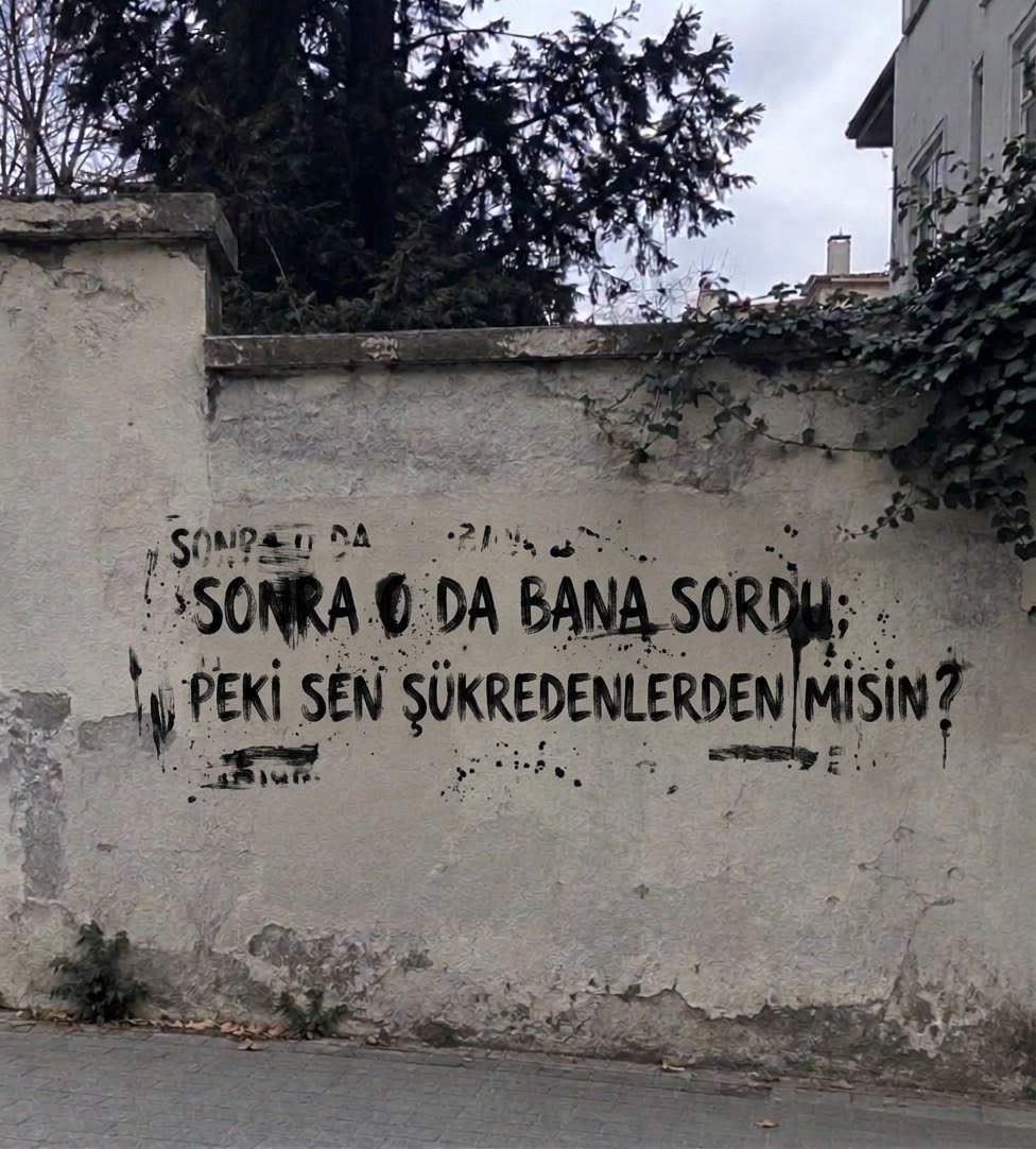 Duvarlardaki Sessiz Çığlık: Peki Sen Şükredenlerden Misin?